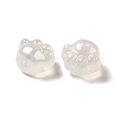 UV Plating Rainbow Iridescent Acrylic Beads&nbsp;PACR-M002-08
