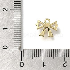 Rack Plating Brass Micro Pave Cubic Zirconia Charms&nbsp;KK-M014-02B-G