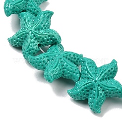 Synthetic Coral Dyed Carved Beads Strands&nbsp;CORA-K009-06C-06