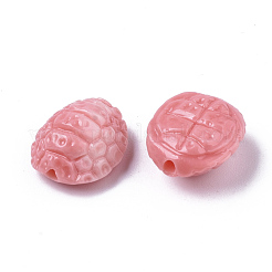 Carved Synthetic Coral Beads&nbsp;CORA-R019-033