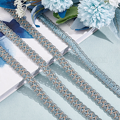 Polyester Braided Lace Trim&nbsp;OCOR-WH0078-09C