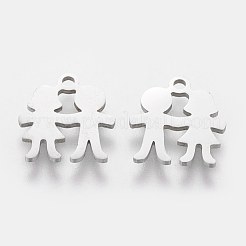 Tarnish Resistant 201 Stainless Steel Charms&nbsp;STAS-Q201-T415