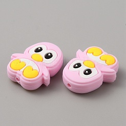 Penguin Food Grade Eco-Friendly Silicone Beads&nbsp;SIL-WH0018-005A