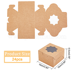 Individual Kraft Paper Cake Box&nbsp;BAKE-FH0001-02B