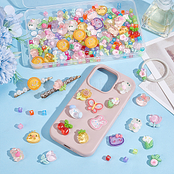 Resin Cabochons & Acrylic Beads Findings Kits&nbsp;DIY-ME0002-58