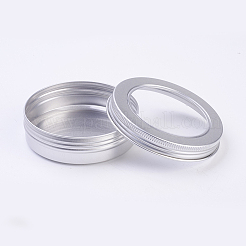 Round Aluminium Tin Cans&nbsp;CON-WH0010-01-100ml