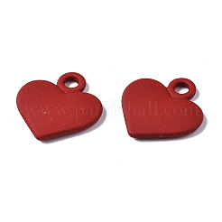 Spray Painted Alloy Charms&nbsp;PALLOY-S133-005B-RS