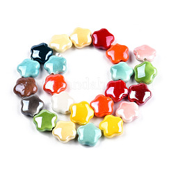 Handmade Porcelain Bead Strands&nbsp;PORC-N007-20-B01
