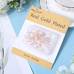 40Pcs Brass Bead Tips&nbsp;KK-BBC0010-54