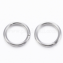 Tarnish Resistant 304 Stainless Steel Open Jump Rings&nbsp;X-STAS-H555-10P