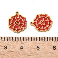 Ion Plating(IP) 304 Stainless Steel Charms&nbsp;STAS-M102-54G-03