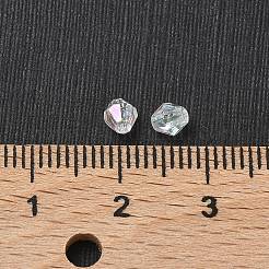 Bicone AB Color Plated Eco-Friendly Transparent Acrylic Beads&nbsp;TACR-A003-4mm-22