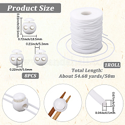 1 Roll Hollow Pipe PVC Tubular Synthetic Rubber Cord&nbsp;RCOR-CP0001-01E