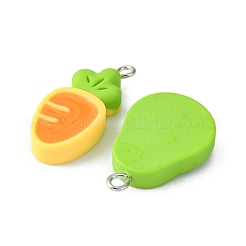 10Pcs 5 Styles Opaque Resin Pendants&nbsp;RESI-FS0001-52