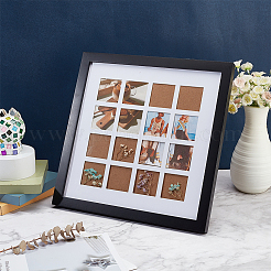 Square Wood Photo Frame Stand&nbsp;DJEW-WH0039-68B