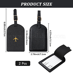 PVC Luggage Tags&nbsp;AJEW-CL0005-08A
