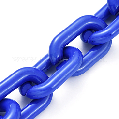 Handmade Opaque Acrylic Cable Chain&nbsp;AJEW-JB00574-06
