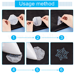 Snowflake Shape Hotfix Rhinestone&nbsp;DIY-WH0399-76B