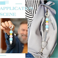 8Pcs Iron Bar Beadable  Pendant Decorations&nbsp;HJEW-YW00431