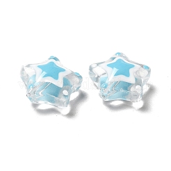 Glass with Enamel Beads&nbsp;LAMP-M011-01A