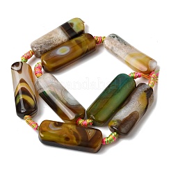 Natural Yellow Agate Beads Strands&nbsp;G-H342-B02-01