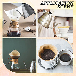 100Pcs Paper Coffee Filters&nbsp;FIND-WH20007-39A