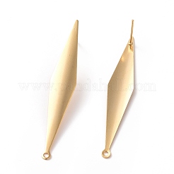 201 Stainless Steel Stud Earring Findings&nbsp;STAS-K241-27G