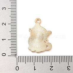 Alloy Enamel Pendants&nbsp;ENAM-A008-17KCG-02