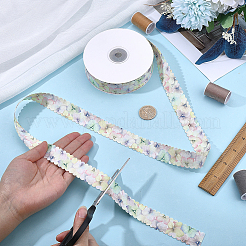 1Roll Single Face Printed Polyester Satin Ribbon&nbsp;SRIB-CY0001-47A