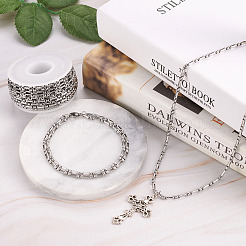 304 Stainless Steel Box Chains&nbsp;YS-TAC001-01P