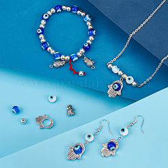 DIY Evil Eye Beads Making Finding Kit&nbsp;DIY-PH0006-35