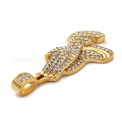 304 Stainless Steel Rhinestone Pendants&nbsp;STAS-V008-35G