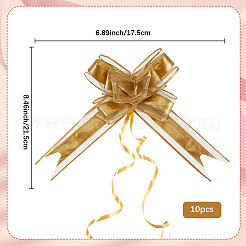 Plastic Bowknot Pull Bows&nbsp;AJEW-WH20064-74C