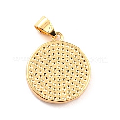 Brass Enamel Pendants&nbsp;KK-P209-02G-RS