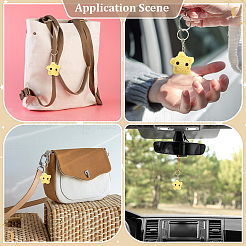 Polyester Keychains&nbsp;KEYC-WH0034-58