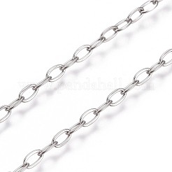 Tarnish Resistant 304 Stainless Steel Cable Chains&nbsp;CHS-L024-017P