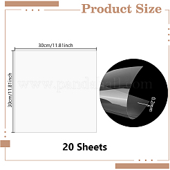 Square Plastic Sheets&nbsp;DIY-WH0061-031A