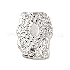 Tarnish Resistant 304 Stainless Steel Pendant Cabochon Settings&nbsp;STAS-I197-004P