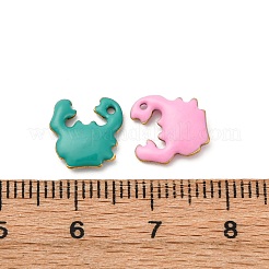 304 Stainless Steel Enamel Charms&nbsp;STAS-Q363-14E-G
