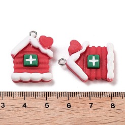 Christmas Theme Opaque Resin Pendants&nbsp;RESI-N039-104