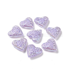 Rainbow Iridescent Plating Acrylic Beads&nbsp;OACR-A010-04B