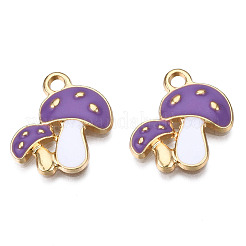 Autumn Theme Alloy Enamel Pendants&nbsp;X-ENAM-T009-46B-RS