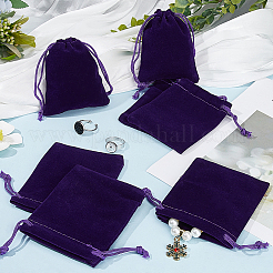 Velvet Jewelry Drawstring Gift Bags&nbsp;ABAG-BBC0001-10B-04