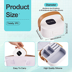 Square PU Leather & PP & Silicone Jewelry Set Box&nbsp;AJEW-TAC0014-13B