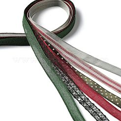 18 Yards 6 Styles Polyester Ribbon&nbsp;SRIB-C001-G02