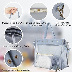 1Pc PVC Shoulder Yarn Storage Bag&nbsp;DIY-CP0011-52A