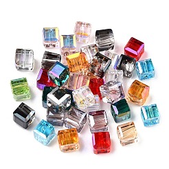 Faceted Transparent Glass Beads&nbsp;GLAA-E047-03C