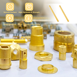 2Pcs Brass Sheets&nbsp;DIY-OC0013-55A
