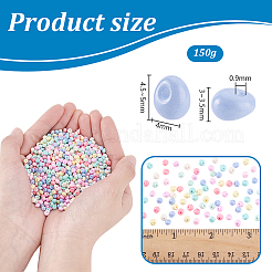 6/0 Opaque Baking Paint Glass Seed Beads&nbsp;SEED-PH0002-26