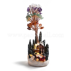 Christmas Theme Resin House Home Decoration&nbsp;DJEW-H013-01B